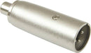 Link Audio AA54 XLR-M to RCA-F Adaptor