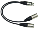 Yorkville MC-1ym Standard Series XLR-F à 2x xlr-m y-cable