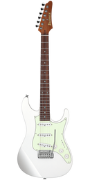 Ibanez LM1LWH Luca Mantovanelli Signature Electric Guitar (Luna White)