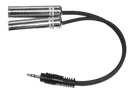 Link Audio AA24Y 1/8 TRS-M to 2x 1/4 TRS-F Y-Cable