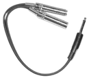 Link Audio AA8Y 1/4 Mono-M to 2x 1/4 Mono-F Y-Cable