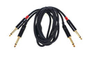 Link Audio LP206PP Premium Dual 1/4in To 1/4in Cable - 6ft