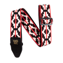 Ernie Ball 5322EB Sangle Jacquard - Rouge Ristra 