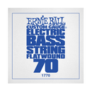 Ernie Ball 1770EB .070 Single Flatwound Electric Bass String