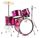 Granite Percussion GP-JR5PK Batterie junior 5 pièces avec cymbale et trône - Rose