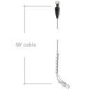 Audio-Technica ES933WH/MIC Microphone suspendu à condensateur hypercardioïde - Blanc