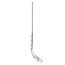 Audio-Technica ES933PMWC Micro suspendu à condensateur cardioïde, module d'alimentation à plaque murale/plafond - Blanc