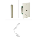 Audio-Technica ES933PMWML MicroLine Micro à condensateur suspendu avec module d'alimentation mural/plafond - Blanc