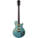 Michael Kelly MKPDSOBERA Patriot Decret Dual Humbucker Pau Ferro Guitare électrique à touche - Bleu Corail