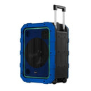 Gemini MPA-2400BLU Haut-parleur de chariot rechargeable résistant aux intempéries en bleu 