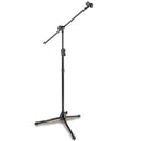 Hercules Ms533B Ez Clutch Tripod Microphone Stand W2 In 1 Hideaway Boom - Red One Music