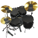 Vic Firth MUTEPP6 Drum Mute Pack w/ 10”, 12”, 14”, 16", 22", Hi-Hat & Cymbal (2)