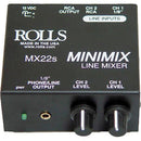Rolls Mx22S Mini Mix Line Mixer - Red One Music