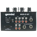 Gemini MXR-01BT Table de mixage DJ professionnelle 2 canaux avec Bluetooth sans fil 