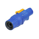 Neutrik Nac3Fca Powercon Connector Blue - Red One Music