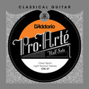 D'Addario CNL-3T Pro-Arte Clear Nylon Classical Guitar Half Set Light Tension