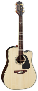 Takamine GD51CE-NAT - Guitare électrique acoustique Dreadnought avec préampli et accordeur intégré - Naturel