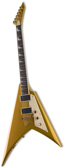 ESP LTD KH-V KIRK HAMMETT Signature Guitare électrique (Or métallique)