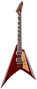 ESP LTD KH-V KIRK HAMMETT Signature Electric Guitar (Red Sparkle)
