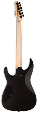 ESP LTD M-1000 Guitare électrique multi-diapasons avec frettes en éventail - See-Thru Black Satin