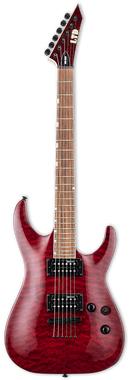 ESP LTD MH-200QM NT Electric Guitar (See-Thru Black Cherry)