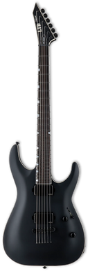 ESP LTD MH-1000 BARITONE Electric Guitar (Black Satin)