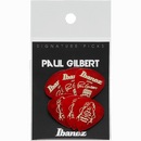 Ibanez B1000PG Paul Gilbert Signature Model Heavy Guitar Picks 6 Pack - Candy Apple