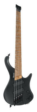 Ibanez EHB1005MS-BKF Workshop 5 cordes - Basse électrique sans tête avec micros Bartolini - Noir plat 