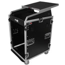 ProX T-16MRSS13ULT Universal 13U Top 16U Front 19" Rackmount Mixer Flight Case with 2 Side Work Tables