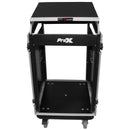 ProX T-16MRSS13ULT Universal 13U Top 16U Front 19" Rackmount Mixer Flight Case with 2 Side Work Tables