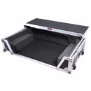 ProX XS-REV71K2U WLTLED Flight Case for Pioneer DDJ-REV7 & DDJ-1000/SRT with 2U Rackspace/Laptop Shelf/Wheels