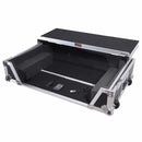 ProX XS-REV71K2U WLTLED Flight Case for Pioneer DDJ-REV7 & DDJ-1000/SRT with 2U Rackspace/Laptop Shelf/Wheels