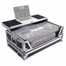 ProX XS-REV71K2U WLTLED Flight Case for Pioneer DDJ-REV7 & DDJ-1000/SRT with 2U Rackspace/Laptop Shelf/Wheels