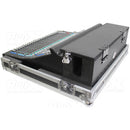 ProX XS-AHSQ7DHW SQ7 Console Flight Case with Doghouse and Wheels - Red One Music