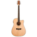 Peavey DELTA-WOODS DW-2 CE Solid Top Cutaway Acoustic Electronic Guitar w/ Case