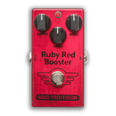 Professeur fou Ruby Red Booster Guitar Effets pédale