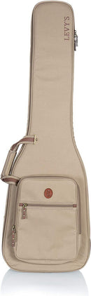 Levy LVYBASSGB200 Deluxe Gig Bag for Bass Guitars (Tan)