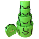 Hardcase HPROCK1LG 5 Piece Rock Drum Case Set (Light Green)