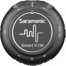 Interface audio portable Saramonic SMARTV2M avec deux microphones cravate omnidirectionnels