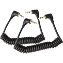 Saramonic SR-CS350 3.5mm Male Stereo TRS to 3.5mm Male Stereo TRS Coiled Cables (2 Pack)