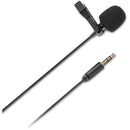 Saramonic LAVMICRO Microphone Lavalier omnidirectionnel de qualité diffusion avec connecteur TRS 3,5 mm