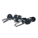 American DJ SKAC50 Câble combo Edison mâle vers femelle et XLR mâle vers mâle – 50'