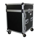 Prox T-12MRLT DJ Combo Flight Case W Laptop Shelf Amp Casters - Red One Music