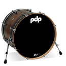 PDP PDCMX1822KKWC Grosse caisse concept en érable exotique 18" X 22" - Charbon éclaté sur noyer