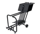 Manhasset MA1920 Short Storage Cart Short Storage Cart For Music Stands