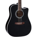 Takamine EF341SC Dreadnought CA Legacy Series - Dreadnought Cutaway Acoustic-Electric Guitar - Black