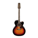 Takamine Gj72Ce-12-Bsb Jumbo Acoustic Electric Brown Sunburst 12 St Guiitar - Red One Music