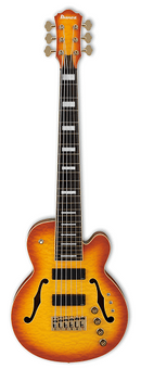 Ibanez TCB1006-ALM 6 cordes - Basse électrique avec sorties Piezo et Midi - Autumn Leaf Burst