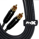 ProX XC-RCA03 3 Ft. High Performance Audio Cable RCA to RCA