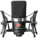 Neumann Tlm 102Bk Studio Set Large Diaphragm Studio Condenser Microphone - Red One Music